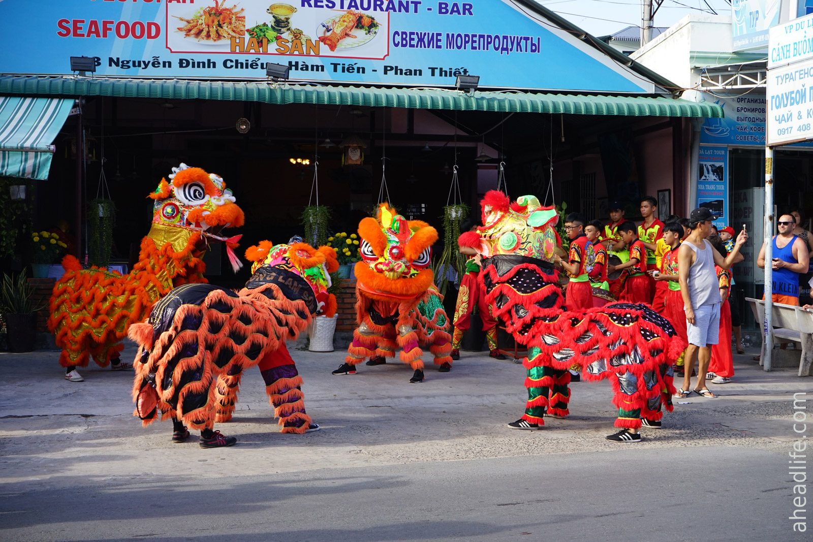 Танец Льва Вьетнамский Новый год Тет