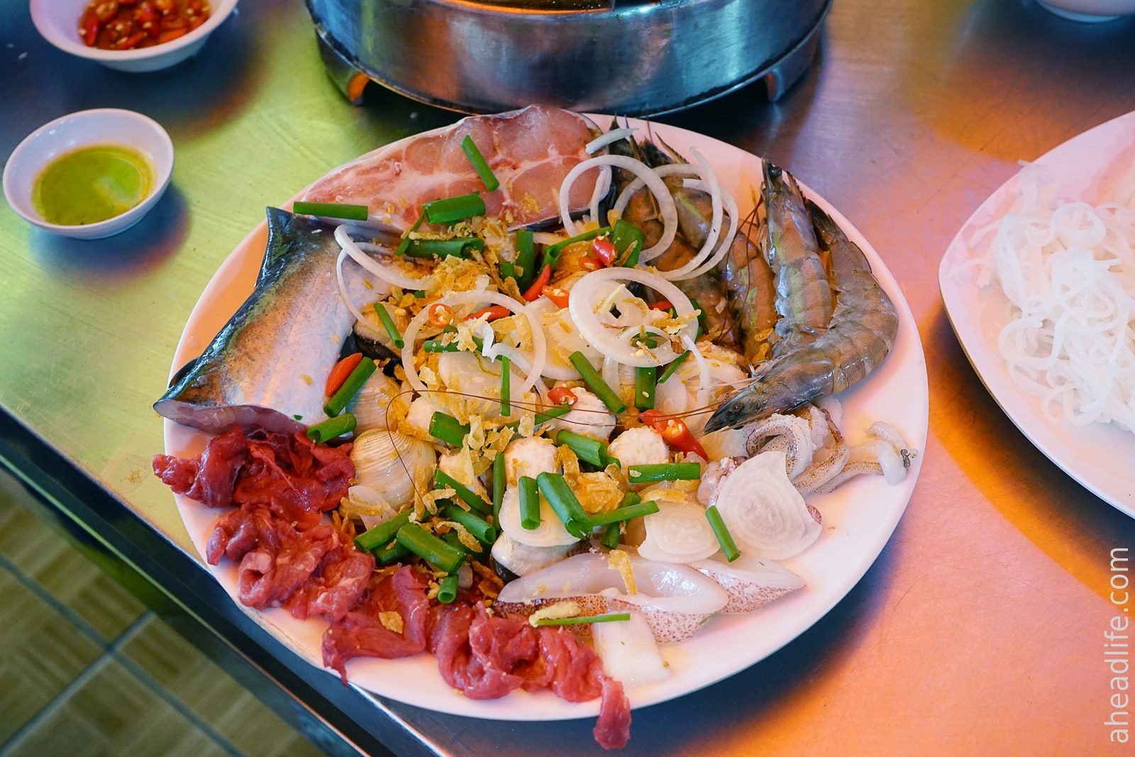 Суп Лау с морепродуктами
