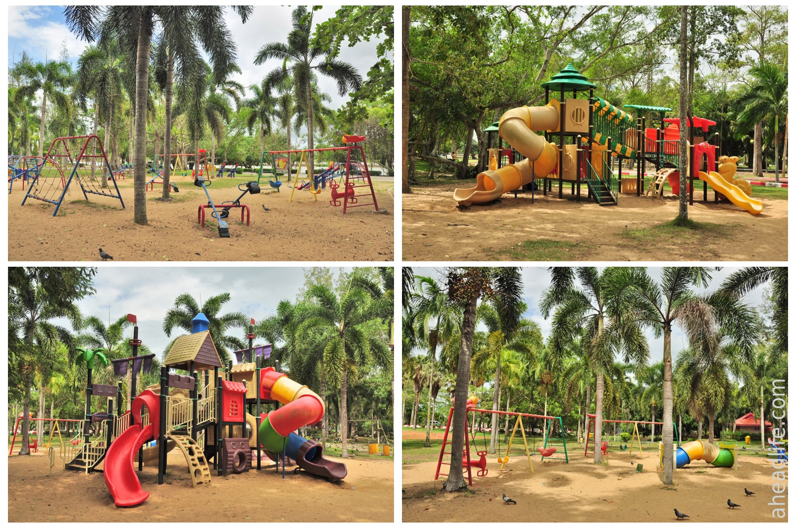 Детская площадка в парке Сураттани